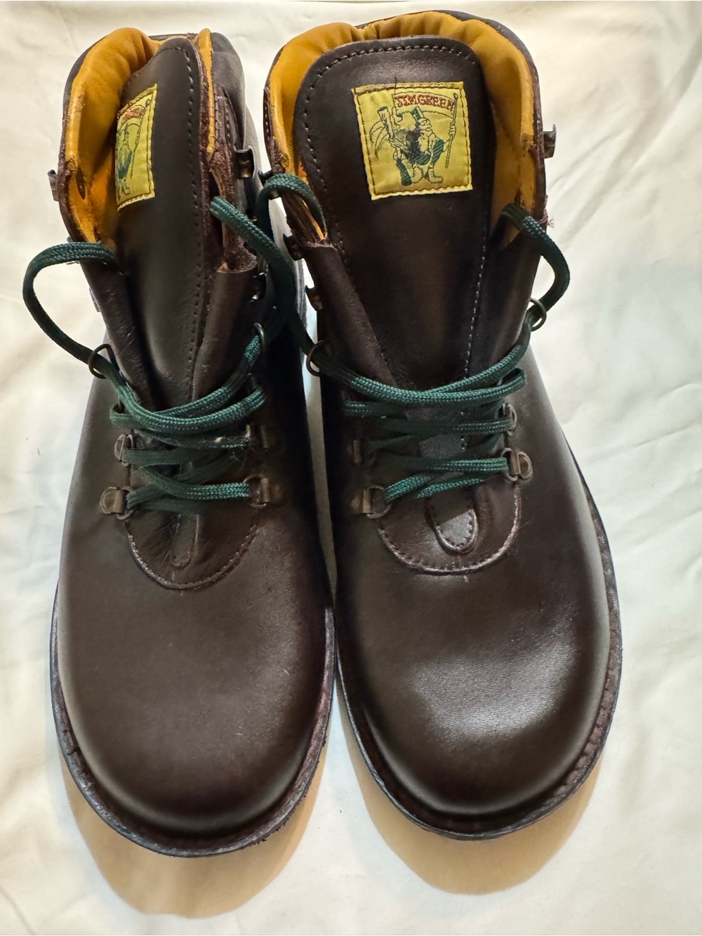 Jim Green -Razorback brown Men’s Brown Leather Hiking Boots